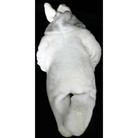 Anatomically Correct Baby Girl Doll in White Bunny Sleeper 1 Pc Eyelashes - Picture 7 of 12